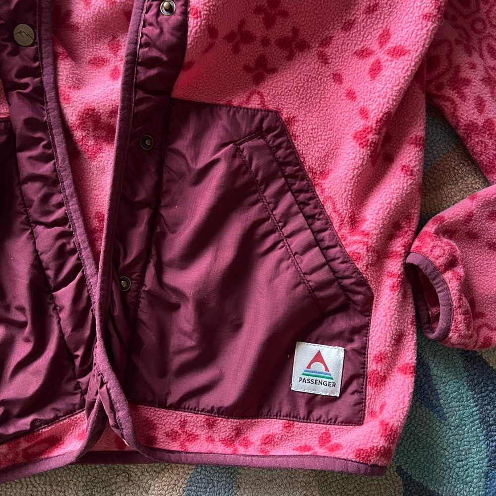 Passenger Navegado Recycled Polar Fleece Jacket Size Small - Picture 7 of 9